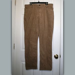NWT Weatherproof Corduroy Pants 36x32 Dark Sand